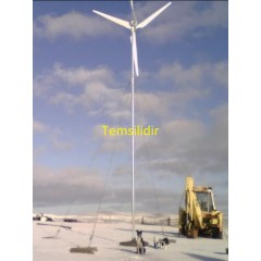 2 kW AD 3.2 (SW) Sabit Kanatlı Rüzgar Türbini (Wind Turbine), Dump Load ve Off Grid İnverter Seti
